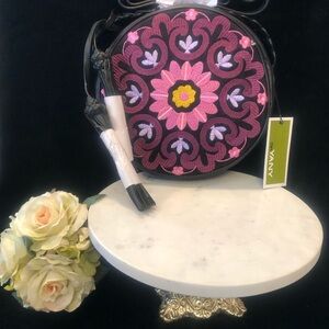 NWT orYANY Genuine Leather Bag with Embroidery